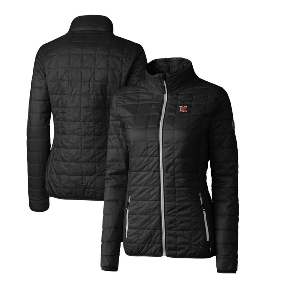 Miami University RedHawks Cutter & Buck Women's Rainier Puffer PrimaLoft‎ Jacket